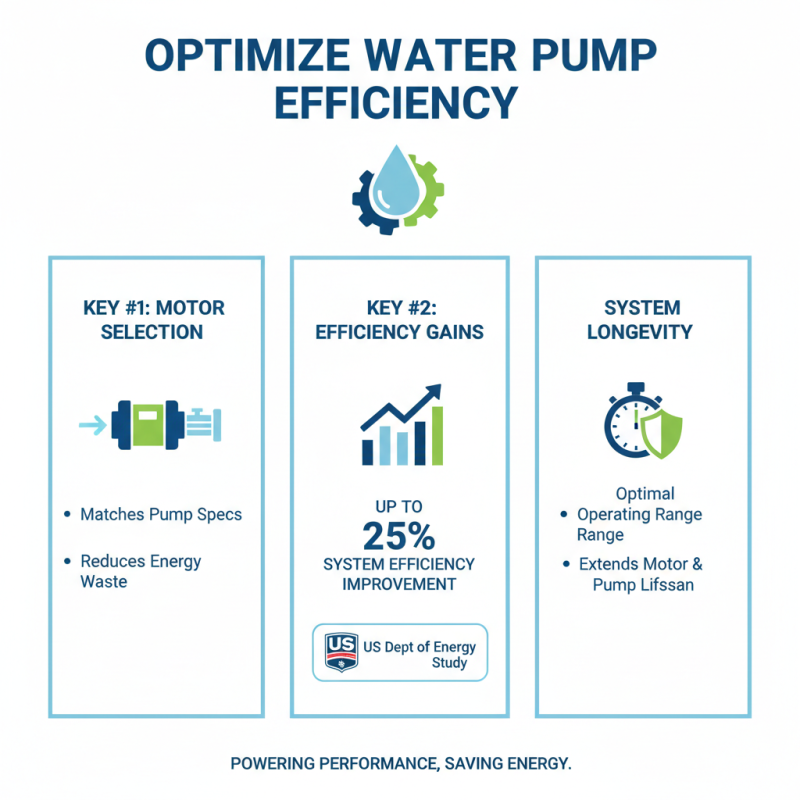 Why You Should Choose the Right Water Pump Motor for Your Needs