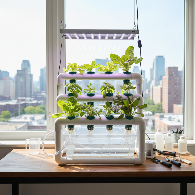 How to Build a DIY Hydroponic System at Home for Beginners