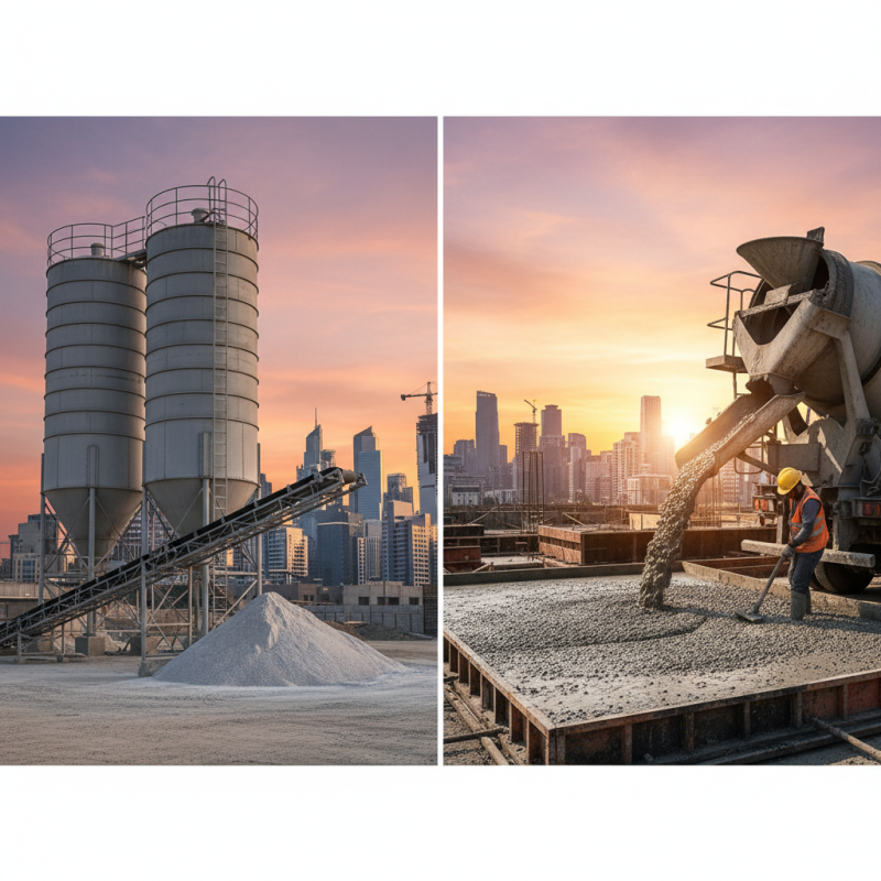 What is the Difference Between Cement and Concrete Explained