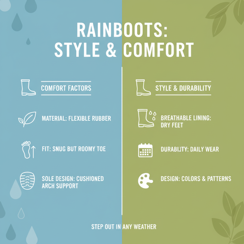 2025 How to Choose the Best Rainboots for Style and Comfort