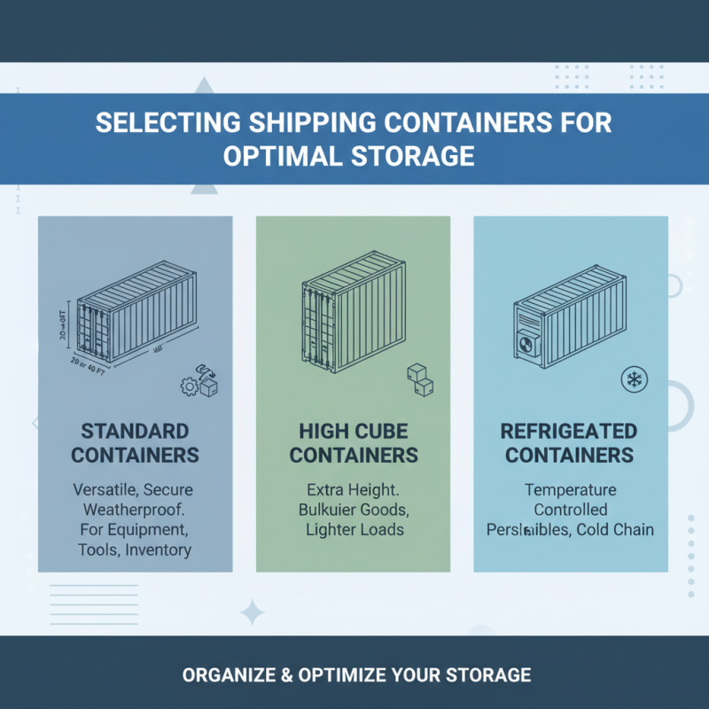 How to Choose the Best Shipping Container Storage Units for Your Needs