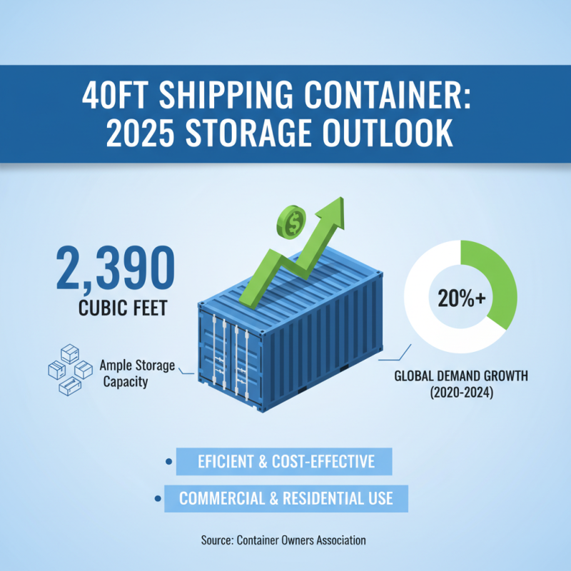 Top Benefits of Using a 40ft Shipping Container in 2025