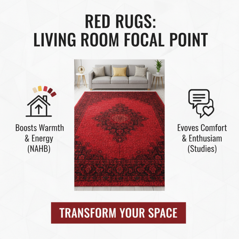 Top 10 Red Living Room Rug Ideas to Transform Your Space