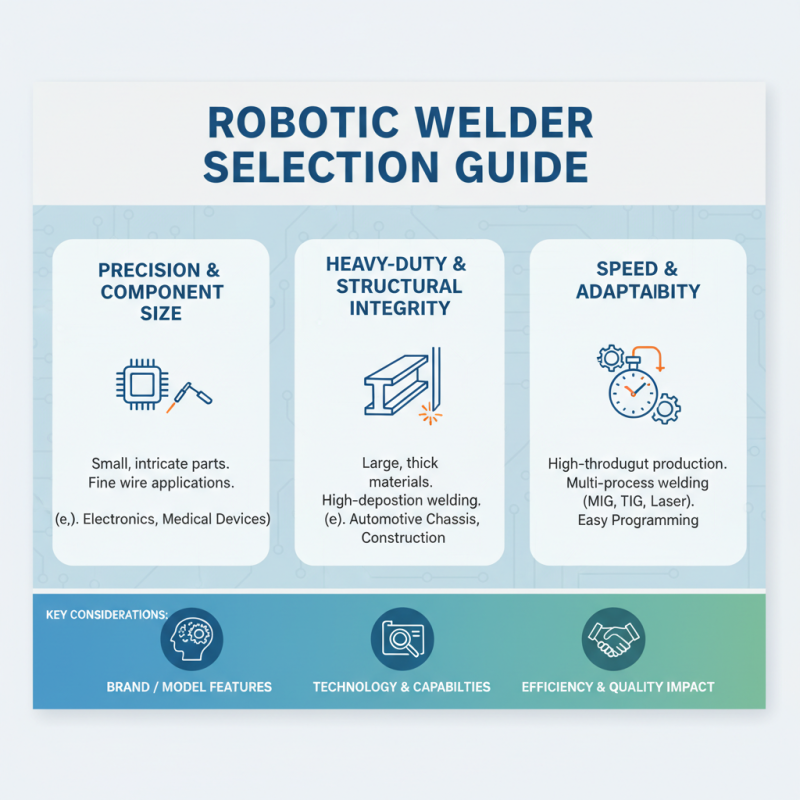 How to Choose the Best Robotic Welder for Your Manufacturing Needs