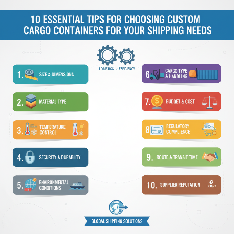 10 Essential Tips for Choosing Custom Cargo Containers for Your Shipping Needs