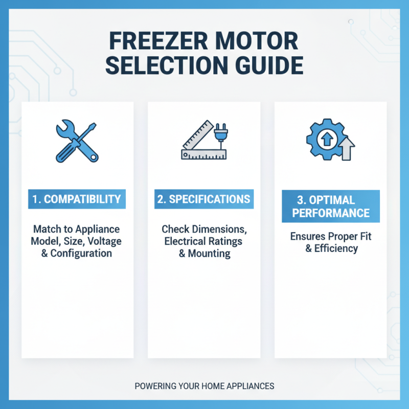 How to Choose the Right Freezer Motor for Your Home Appliance Needs