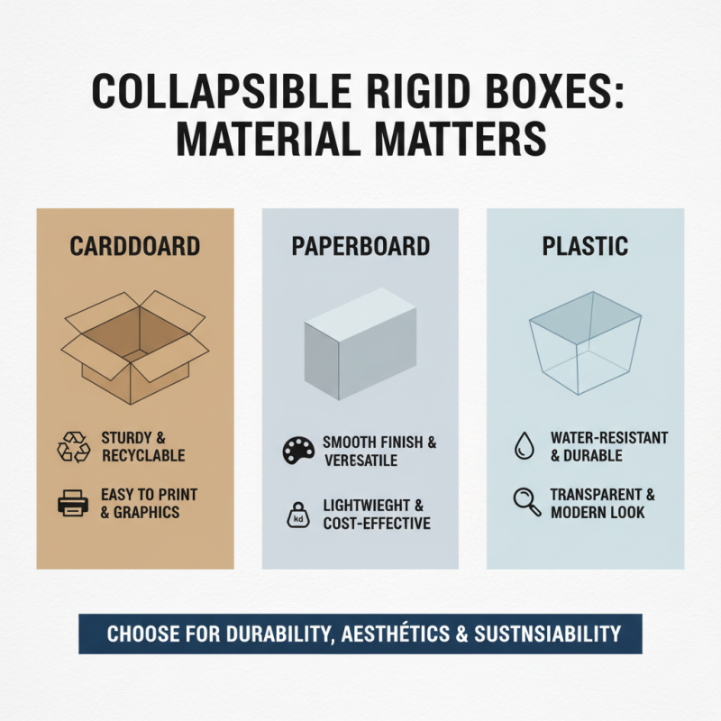 How to Choose the Best Collapsible Rigid Boxes for Your Packaging Needs