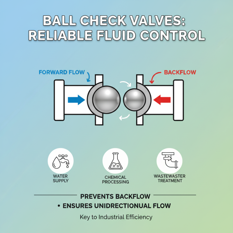 Top Benefits and Applications of Ball Check Valves in Industrial Systems