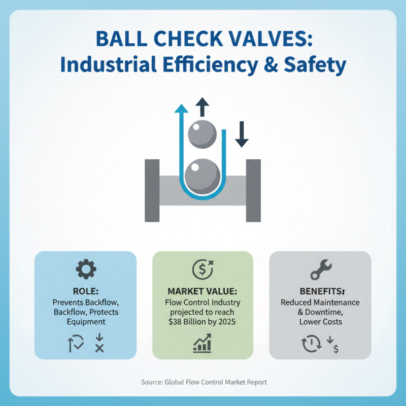 Top Benefits and Applications of Ball Check Valves in Industrial Systems