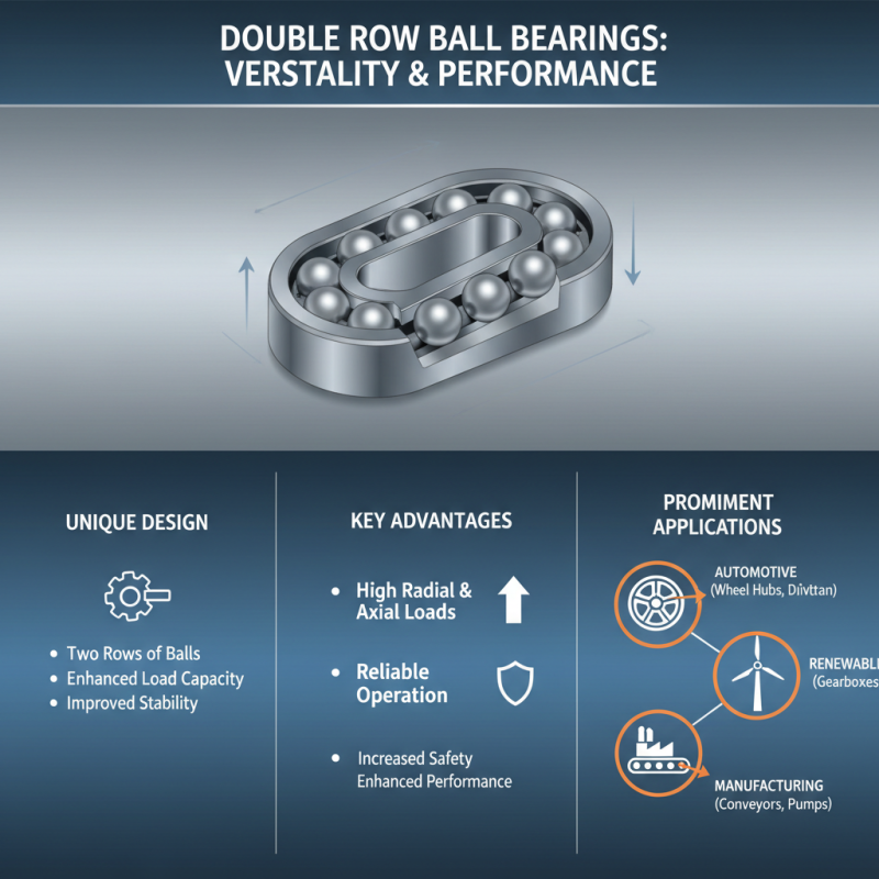 What is a Double Row Ball Bearing and Its Advantages for Machinery