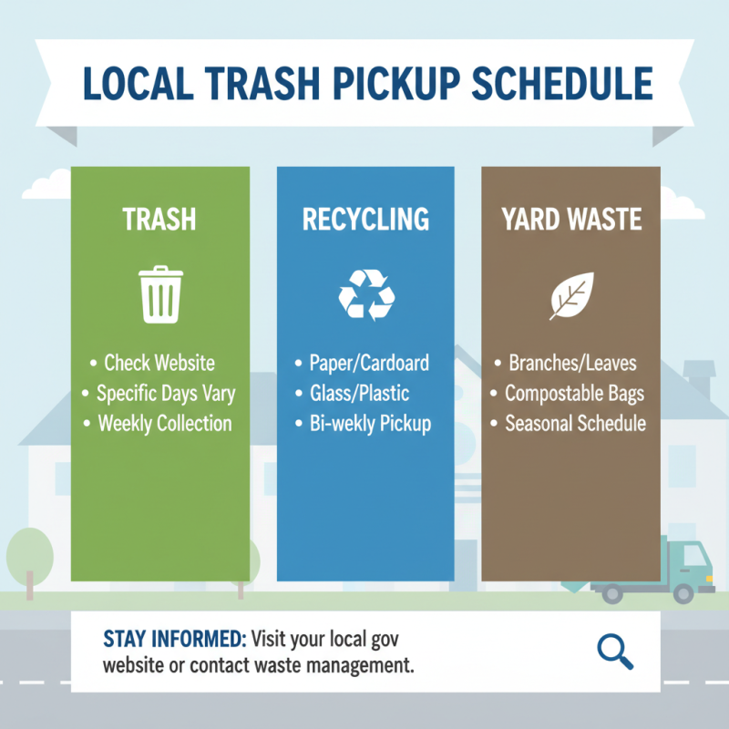 How to Schedule Trash Pickup: A Complete Guide for Your Area