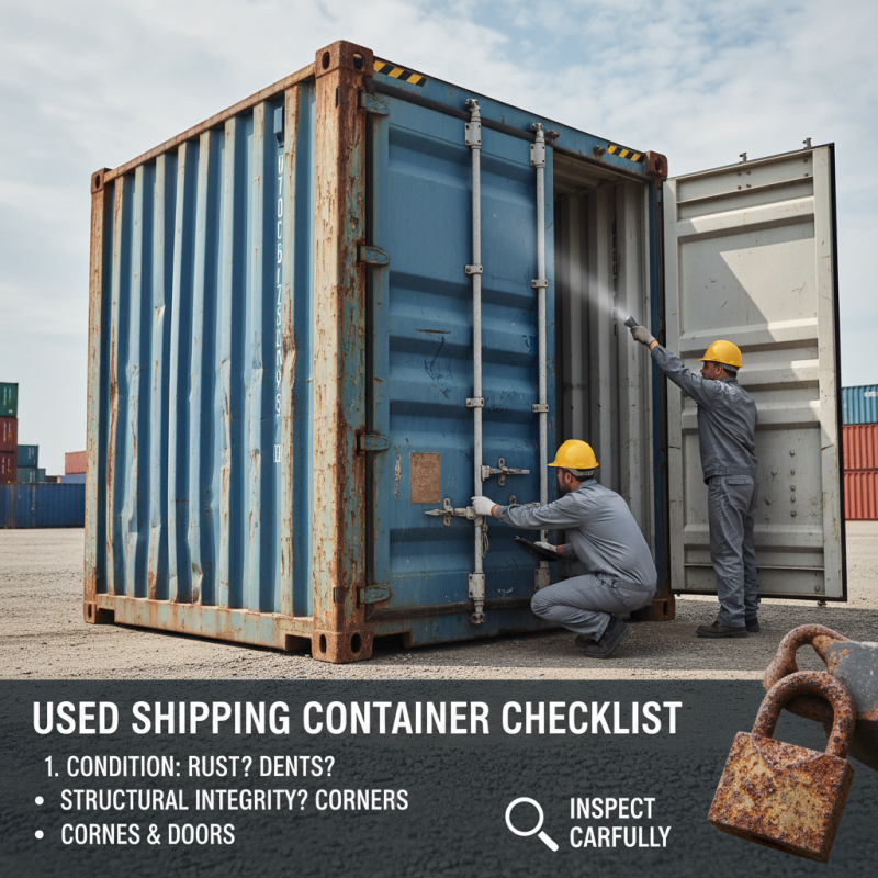 How to Buy Second Hand Shipping Containers for Your Needs and Budget