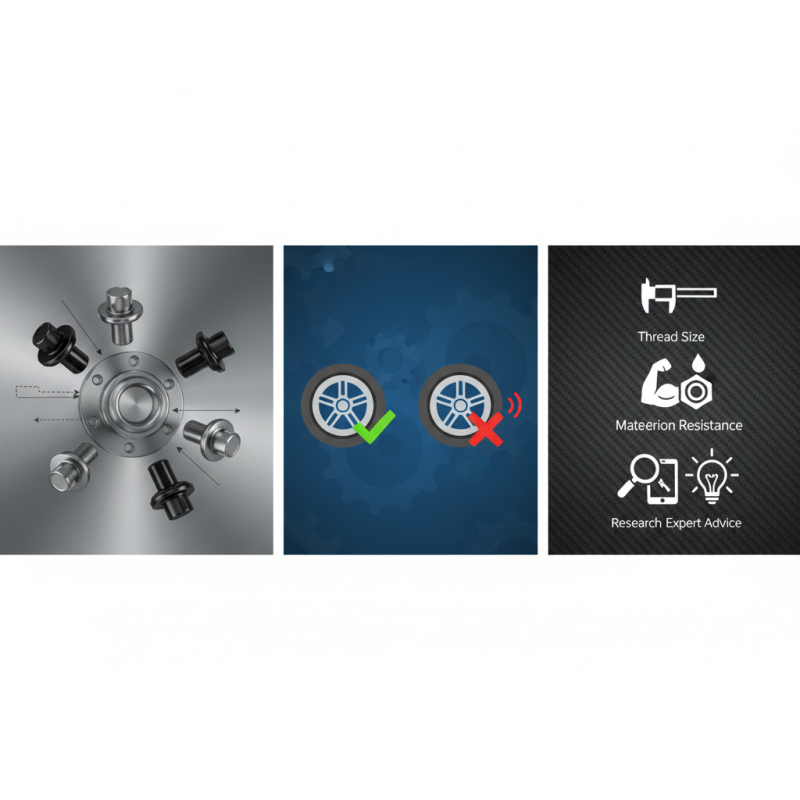 How to Choose the Right Wheel Center Cap Bolts for Your Vehicle