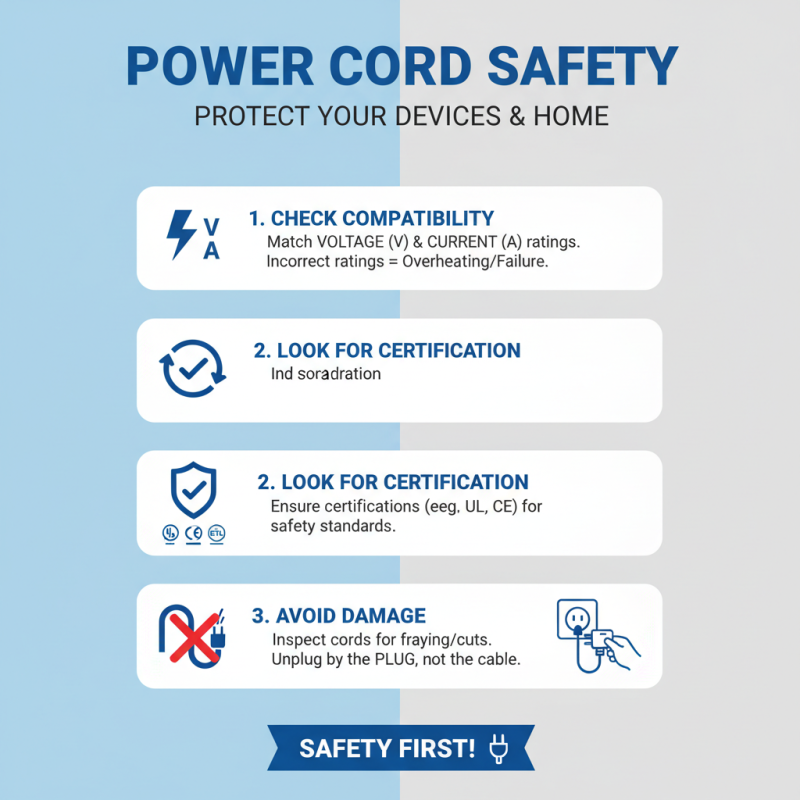 How to Choose the Right Power Cords for Your Devices and Safety Tips