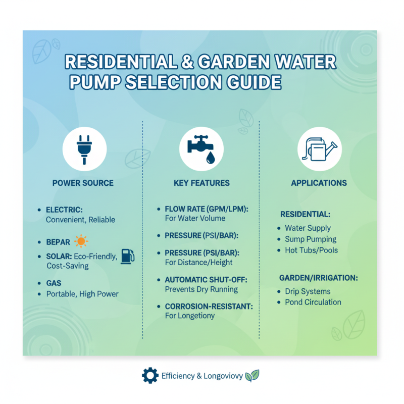 Top Pump to Pump Water Systems for Efficient Home and Garden Use in 2025
