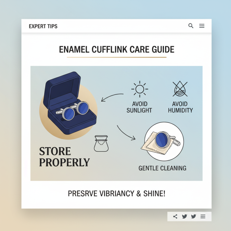 Top 10 Enamel Cufflinks to Elevate Your Style and Make a Statement
