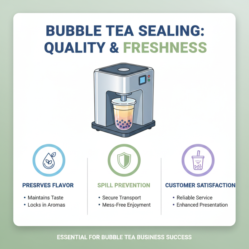 How to Choose the Best Bubble Tea Sealing Machine for Your Business Needs