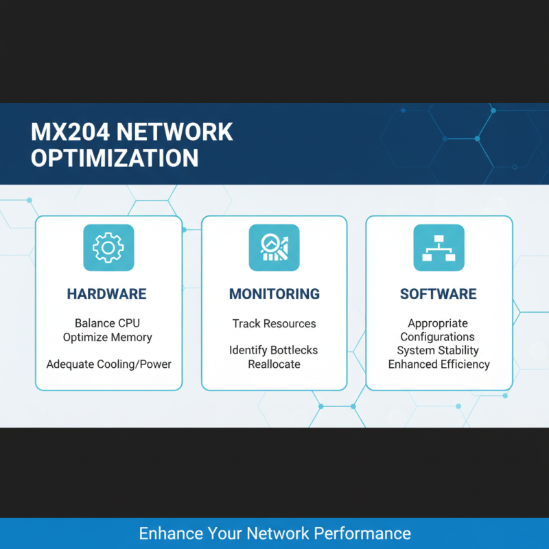 How to Optimize Juniper MX204 Performance for Enhanced Network Efficiency