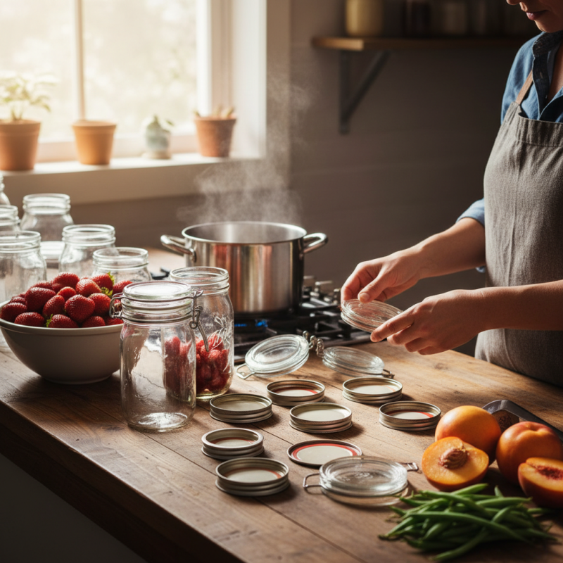 How to Choose the Best Glass Sealing Lids for Your Home Canning Needs