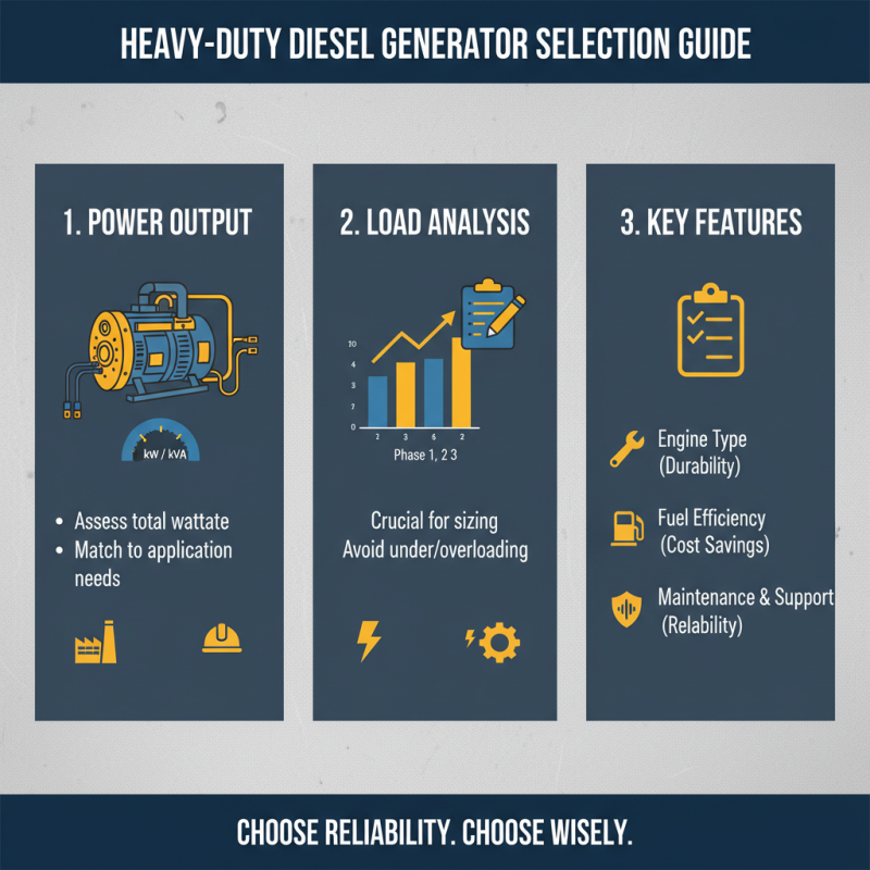 2025 How to Choose the Best Heavy Duty Diesel Generator for Your Needs