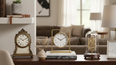 Top Decorative Table Clock Ideas to Enhance Your Home Aesthetic