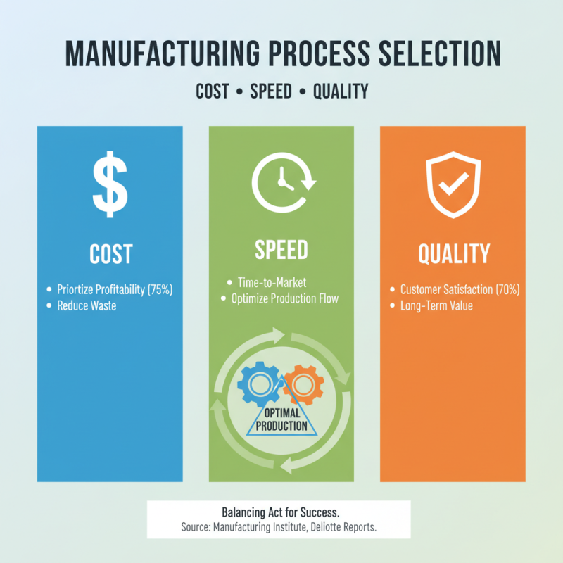 How to Choose the Right Parts Manufacturing Process for Your Project