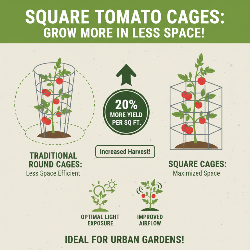Top Benefits of Using Square Tomato Cages for Your Home Garden