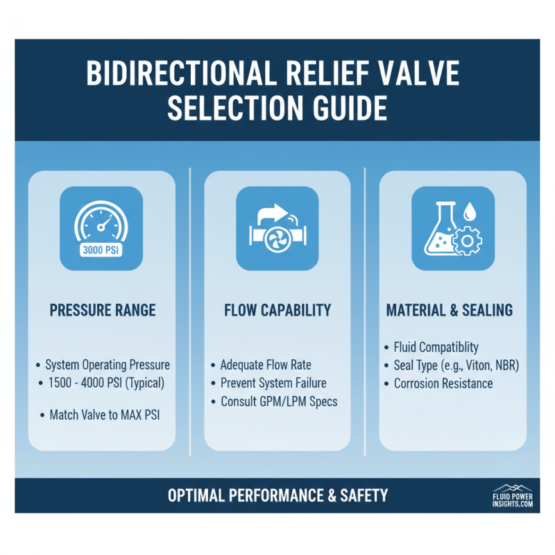 How to Choose and Use a Bidirectional Relief Valve in Your System