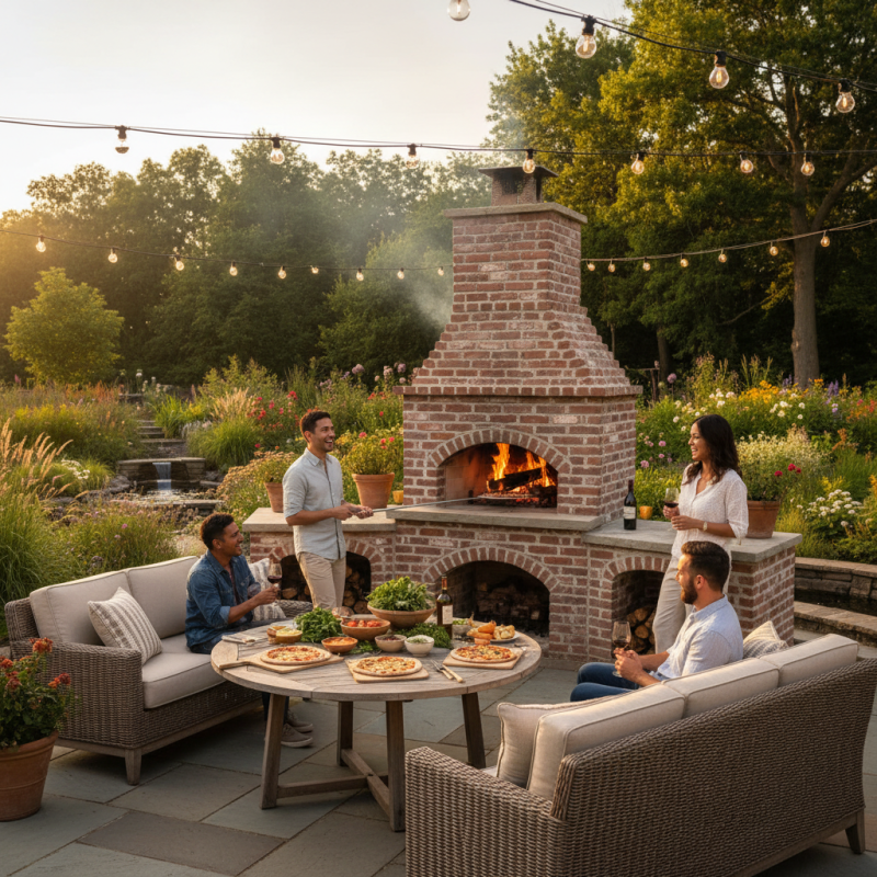 What is a Brick Outdoor Fireplace Pizza Oven and How to Choose One