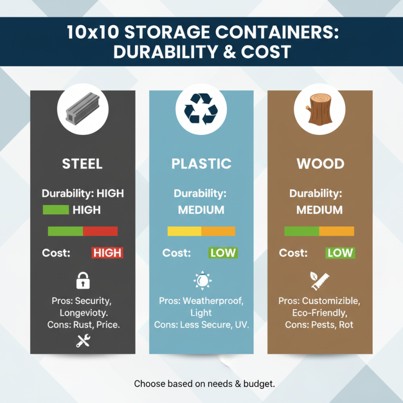 Best 10x10 Storage Container Options for Maximum Space Utilization