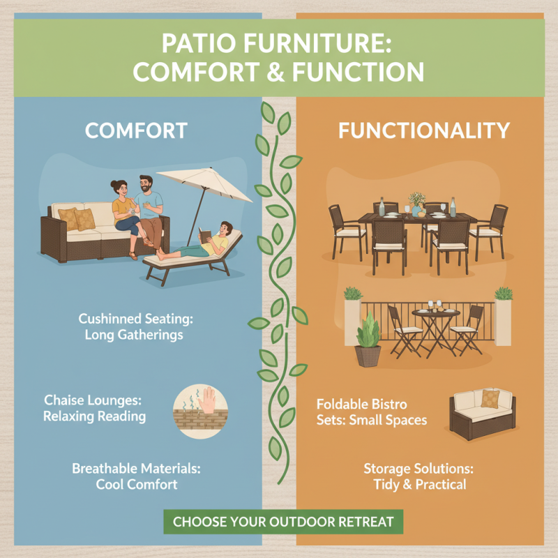 How to Choose the Perfect Outdoor Furniture for Your Patio and Garden