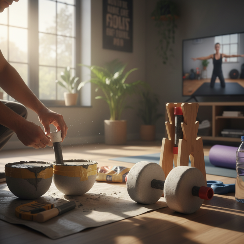 How to Make Cement Dumbbells for Home Workouts and Strength Training