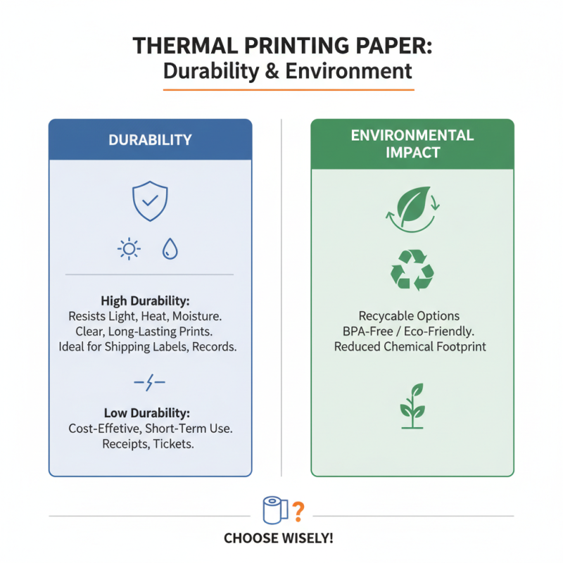 How to Choose the Right Thermal Printing Paper for Your Needs in 2025