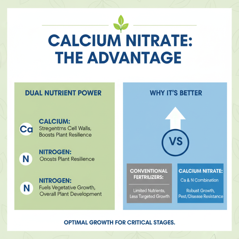 Why Choose Calcium Nitrate Granules for Optimal Plant Growth?