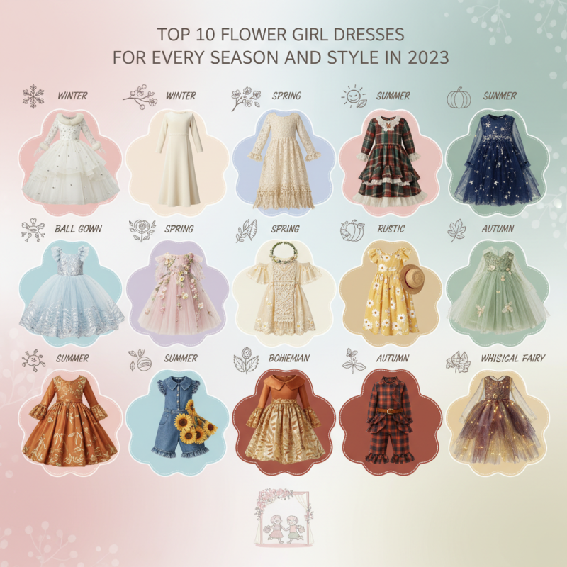 Top 10 Flower Girl Dresses for Every Season and Style in 2023