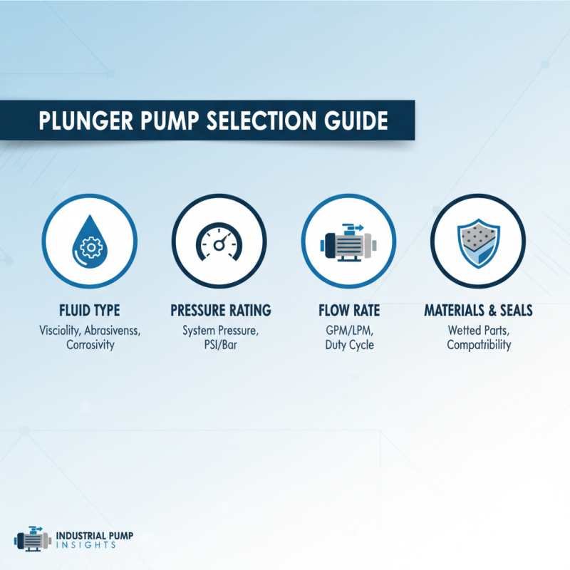 Essential Tips for Choosing the Right Plunger Pump for Your Needs