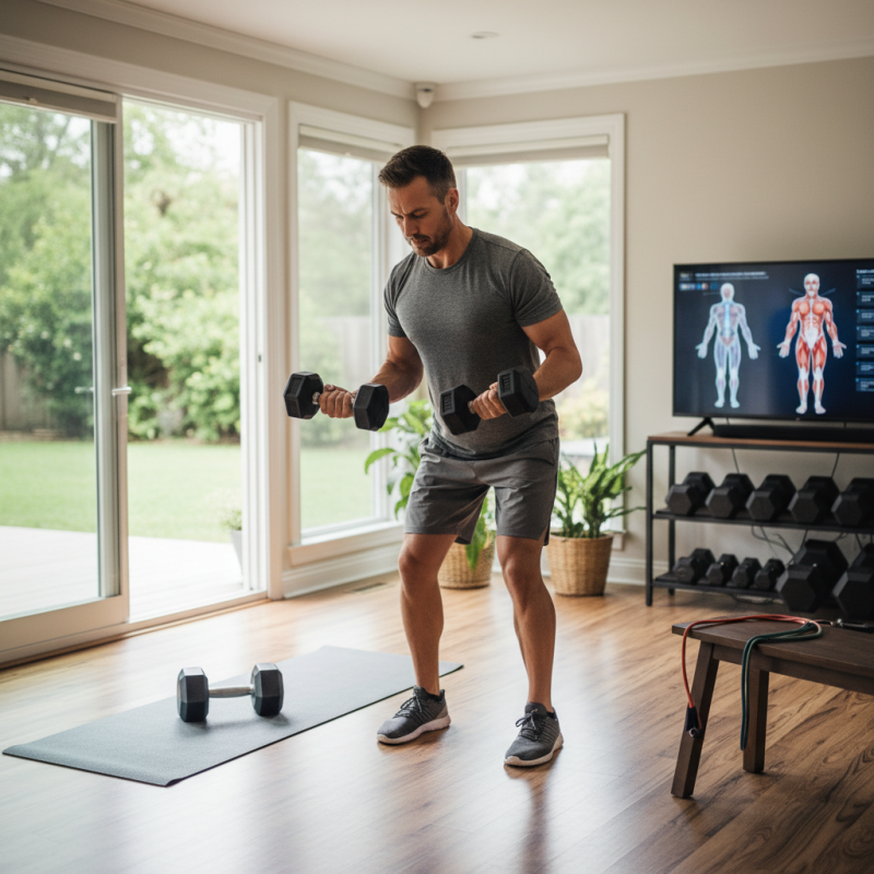 How to Use Dumb Bells for Effective Full Body Workouts at Home