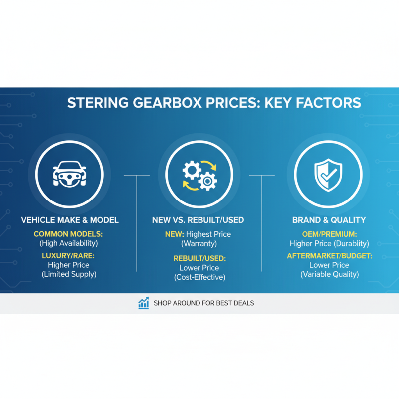 How to Find the Best Steering Gear Box Prices for Your Vehicle