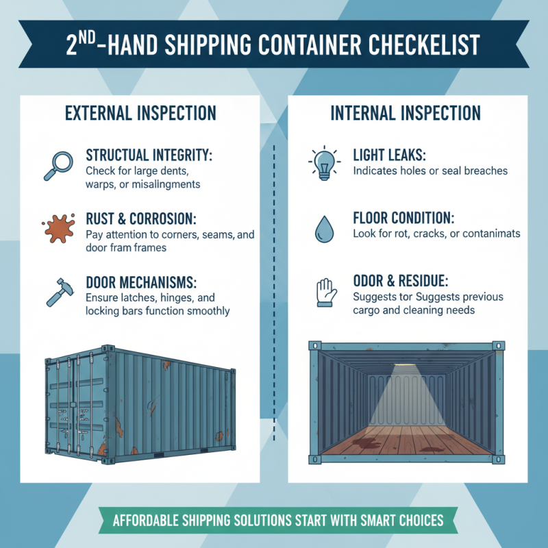 Best 10 Second Hand Containers for Affordable Shipping Solutions