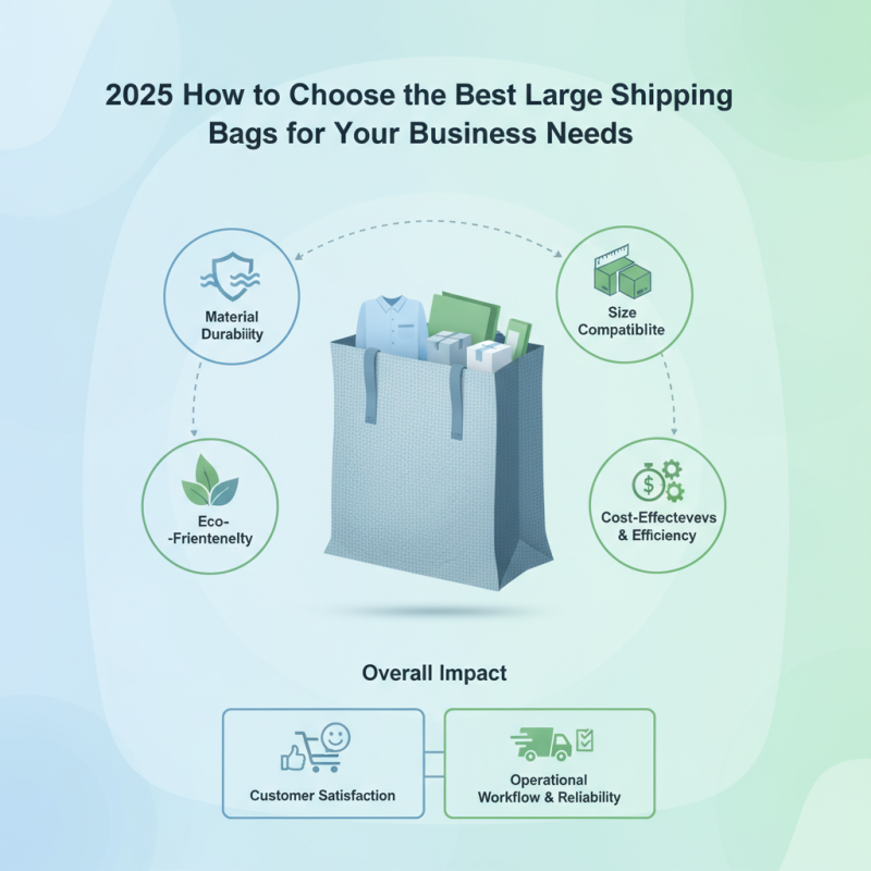 2025 How to Choose the Best Large Shipping Bags for Your Business Needs