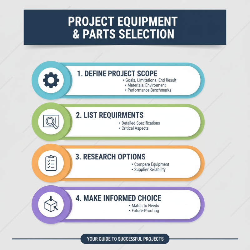 How to Choose the Right Equipment and Parts for Your Project