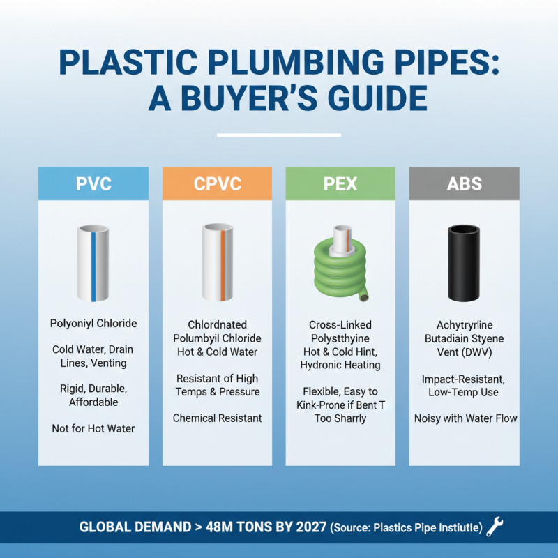 How to Choose the Right Plastic Pipe for Your Plumbing Project