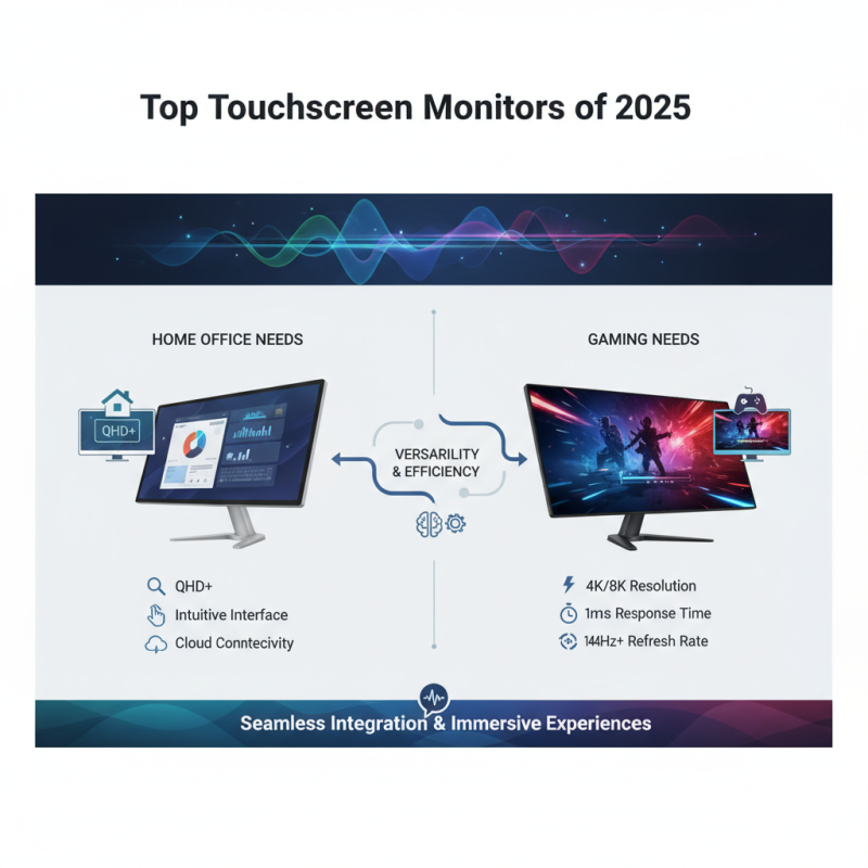 Top Touchscreen Monitors of 2025 for Home Office and Gaming Needs