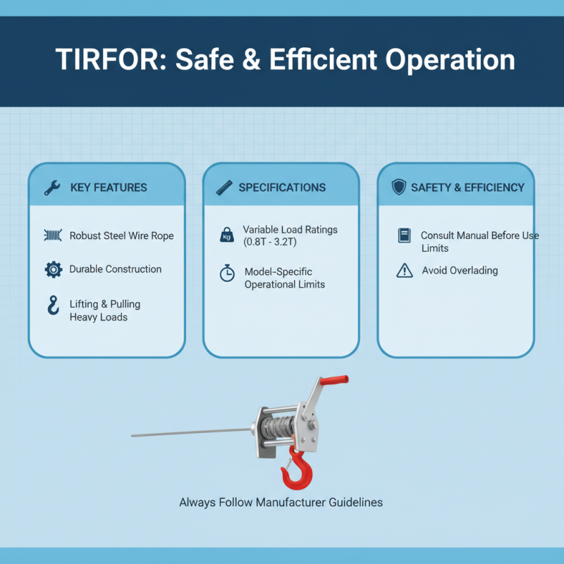 Top 2025 Tirfor Manual: Essential Tips for Safe and Efficient Use