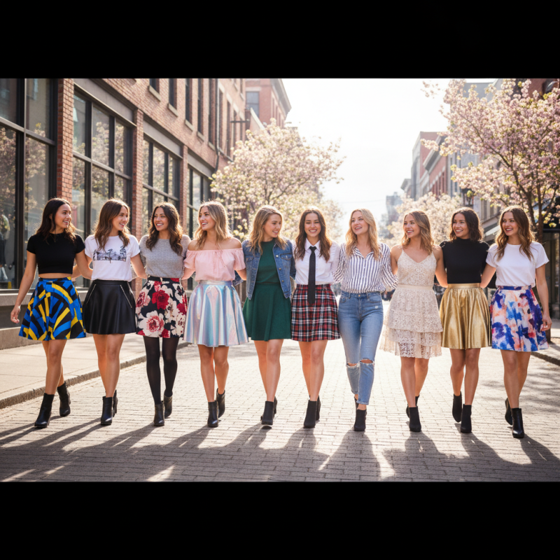 Top 10 Skater Skirt Styles to Elevate Your Wardrobe This Season