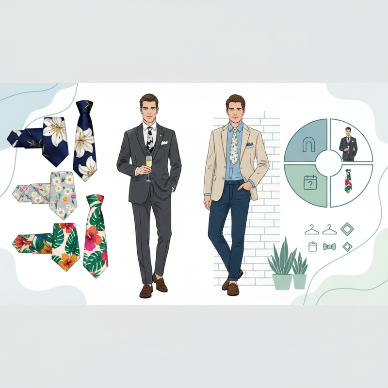Trendy Floral Neckties for 2025: How to Style Them for Any Occasion