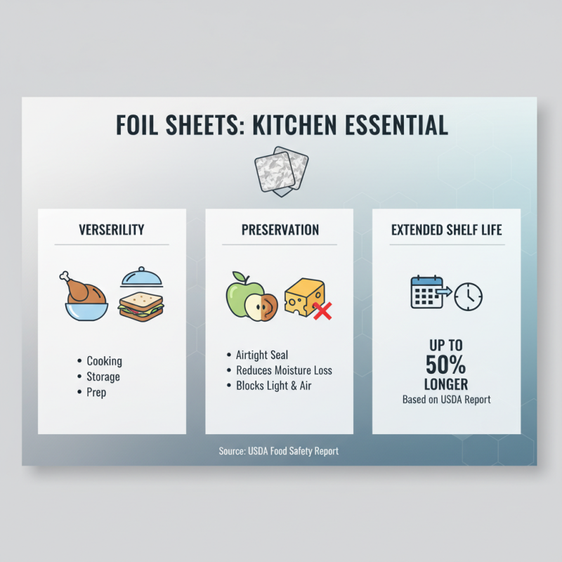 How to Use Foil Sheets for Food Storage and Cooking Effectively