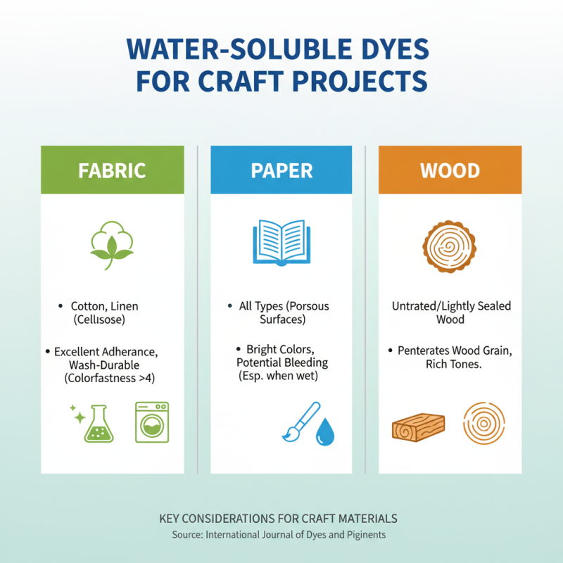 How to Choose the Best Water Soluble Dye for Your Craft Projects