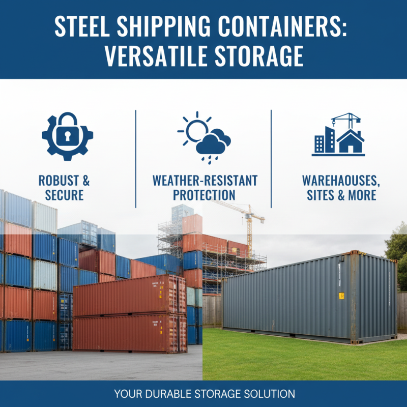Top 10 Benefits of Using Steel Shipping Containers for Storage Solutions