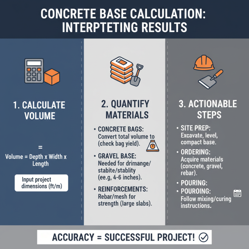 How to Use a Concrete Base Calculator for Accurate Project Estimations